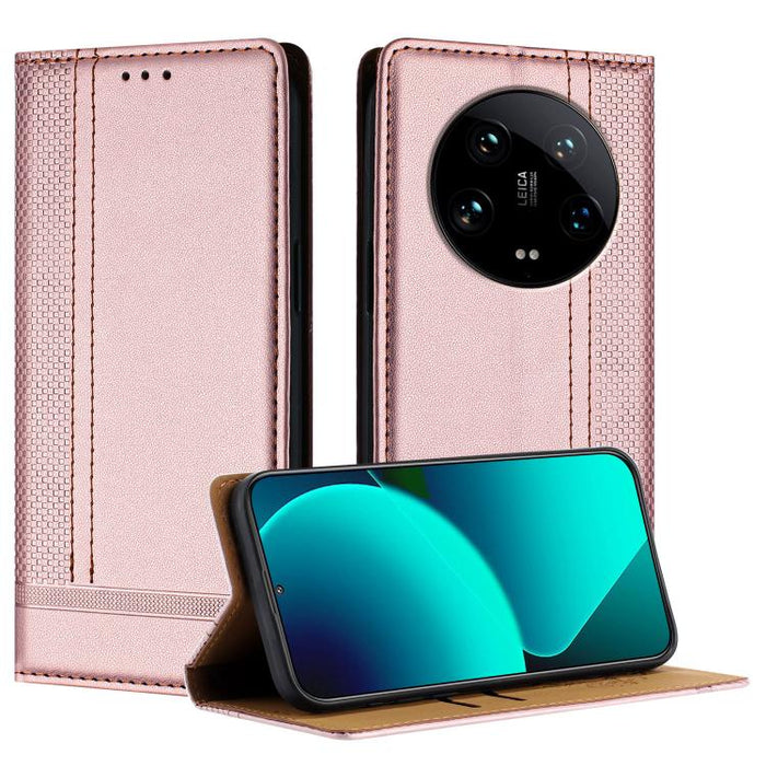 Funda para teléfono de cuero vegano resistente a los arañazos con diseño de costuras, For Xiaomi Poco C85 4G, For Xiaomi Poco M7 4G 171mm, For Xiaomi 15T Pro 5G, For Xiaomi 15T 5G, For Xiaomi Civi 5 Pro, For Xiaomi 15S Pro, For Xiaomi 15 Ultra         ...