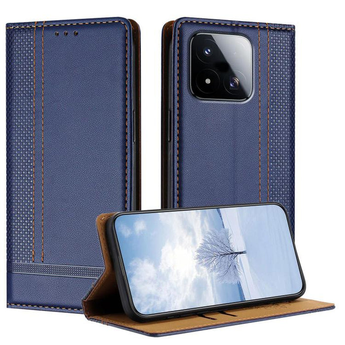 Funda para teléfono de cuero vegano resistente a los arañazos con diseño de costuras, For Xiaomi 17 Max 5G, For Xiaomi 17T Pro 5G, For Xiaomi 17T 5G, For Xiaomi Poco X8 Pro Max 5G, For Xiaomi Poco M8 Pro 5G, For Xiaomi Poco M8 5G, For Xiaomi 17 Ultra  ...