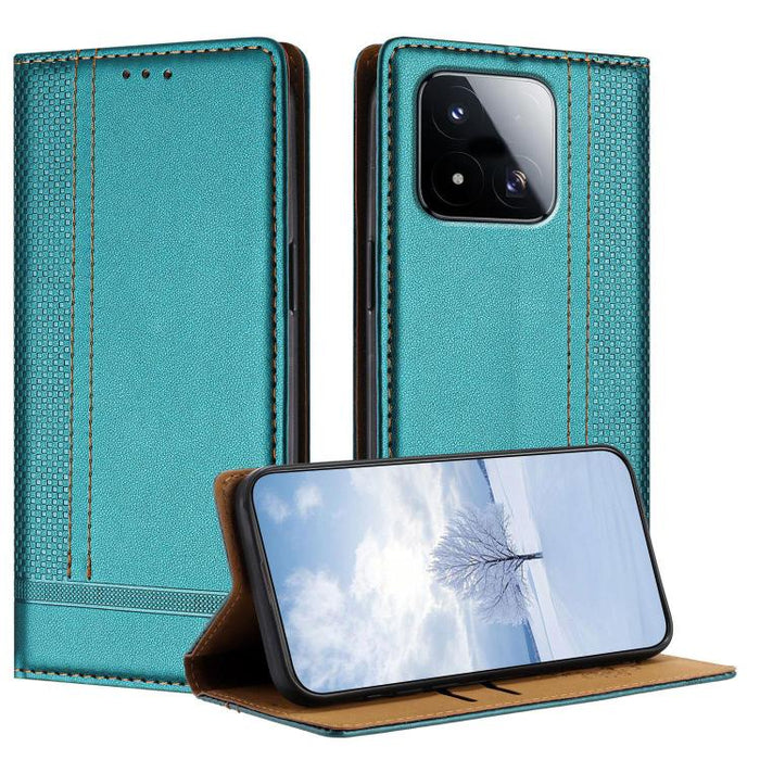 Funda para teléfono de cuero vegano resistente a los arañazos con diseño de costuras, For Xiaomi 17 Max 5G, For Xiaomi 17T Pro 5G, For Xiaomi 17T 5G, For Xiaomi Poco X8 Pro Max 5G, For Xiaomi Poco M8 Pro 5G, For Xiaomi Poco M8 5G, For Xiaomi 17 Ultra  ...
