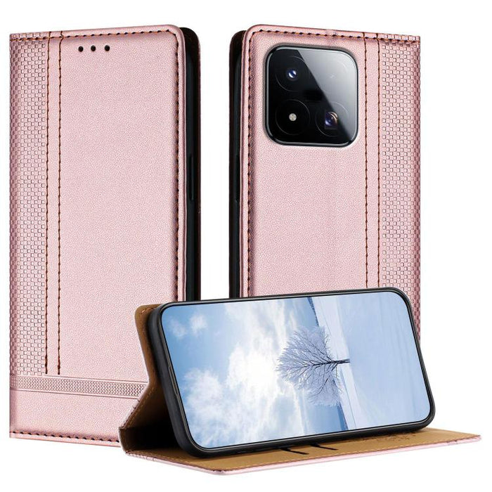 Funda para teléfono de cuero vegano resistente a los arañazos con diseño de costuras, For Xiaomi 17 Max 5G, For Xiaomi 17T Pro 5G, For Xiaomi 17T 5G, For Xiaomi Poco X8 Pro Max 5G, For Xiaomi Poco M8 Pro 5G, For Xiaomi Poco M8 5G, For Xiaomi 17 Ultra  ...