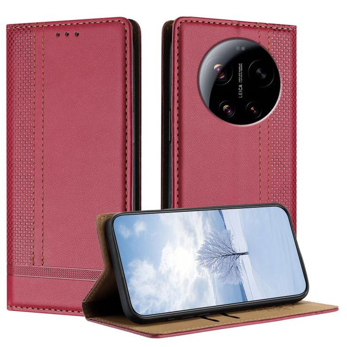 Funda para teléfono de cuero vegano resistente a los arañazos con diseño de costuras, For Xiaomi 17 Max 5G, For Xiaomi 17T Pro 5G, For Xiaomi 17T 5G, For Xiaomi Poco X8 Pro Max 5G, For Xiaomi Poco M8 Pro 5G, For Xiaomi Poco M8 5G, For Xiaomi 17 Ultra  ...