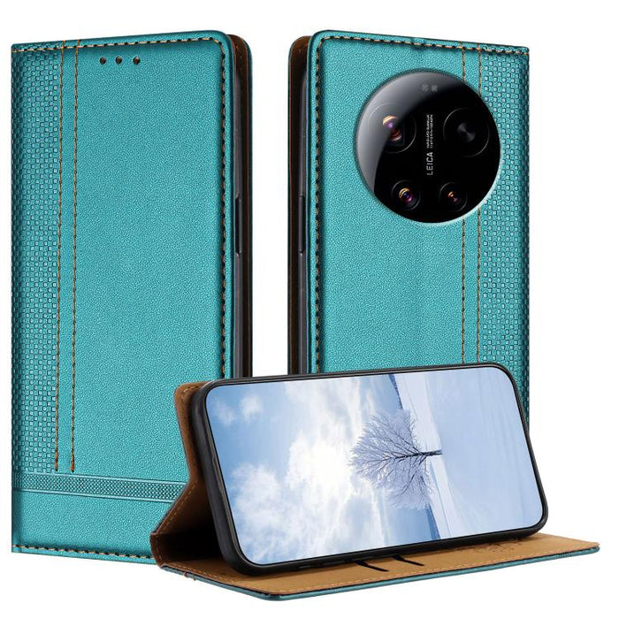 Funda para teléfono de cuero vegano resistente a los arañazos con diseño de costuras, For Xiaomi 17 Max 5G, For Xiaomi 17T Pro 5G, For Xiaomi 17T 5G, For Xiaomi Poco X8 Pro Max 5G, For Xiaomi Poco M8 Pro 5G, For Xiaomi Poco M8 5G, For Xiaomi 17 Ultra  ...