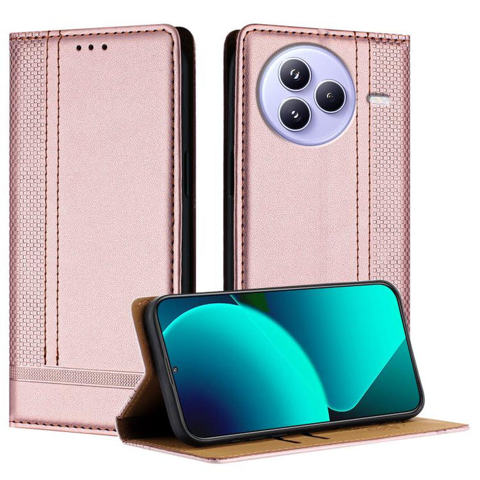 Funda para teléfono de cuero vegano resistente a los arañazos con diseño de costuras, For Xiaomi Poco C85 4G, For Xiaomi Poco M7 4G 171mm, For Xiaomi 15T Pro 5G, For Xiaomi 15T 5G, For Xiaomi Civi 5 Pro, For Xiaomi 15S Pro, For Xiaomi 15 Ultra         ...