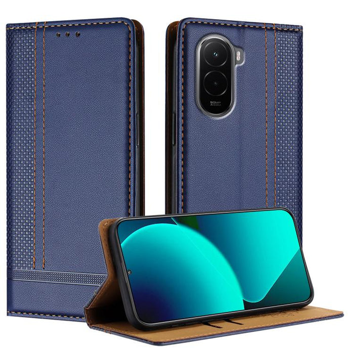 Funda para teléfono de cuero vegano resistente a los arañazos con diseño de costuras, For Xiaomi 17 Max 5G, For Xiaomi 17T Pro 5G, For Xiaomi 17T 5G, For Xiaomi Poco X8 Pro Max 5G, For Xiaomi Poco M8 Pro 5G, For Xiaomi Poco M8 5G, For Xiaomi 17 Ultra  ...