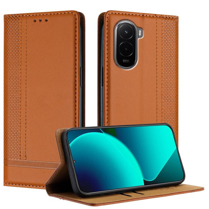 Funda para teléfono de cuero vegano resistente a los arañazos con diseño de costuras, For Xiaomi 17 Max 5G, For Xiaomi 17T Pro 5G, For Xiaomi 17T 5G, For Xiaomi Poco X8 Pro Max 5G, For Xiaomi Poco M8 Pro 5G, For Xiaomi Poco M8 5G, For Xiaomi 17 Ultra  ...