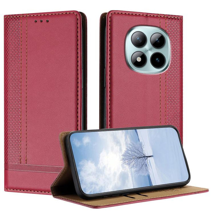 Funda para teléfono de cuero vegano resistente a los arañazos con diseño de costuras, For Xiaomi 17 Max 5G, For Xiaomi 17T Pro 5G, For Xiaomi 17T 5G, For Xiaomi Poco X8 Pro Max 5G, For Xiaomi Poco M8 Pro 5G, For Xiaomi Poco M8 5G, For Xiaomi 17 Ultra  ...