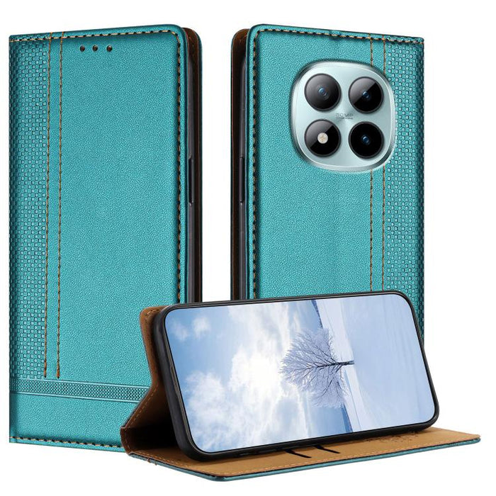 Funda para teléfono de cuero vegano resistente a los arañazos con diseño de costuras, For Xiaomi 17 Max 5G, For Xiaomi 17T Pro 5G, For Xiaomi 17T 5G, For Xiaomi Poco X8 Pro Max 5G, For Xiaomi Poco M8 Pro 5G, For Xiaomi Poco M8 5G, For Xiaomi 17 Ultra  ...