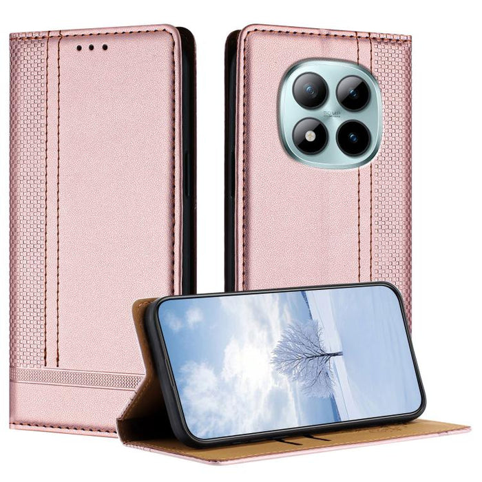 Funda para teléfono de cuero vegano resistente a los arañazos con diseño de costuras, For Xiaomi 17 Max 5G, For Xiaomi 17T Pro 5G, For Xiaomi 17T 5G, For Xiaomi Poco X8 Pro Max 5G, For Xiaomi Poco M8 Pro 5G, For Xiaomi Poco M8 5G, For Xiaomi 17 Ultra  ...