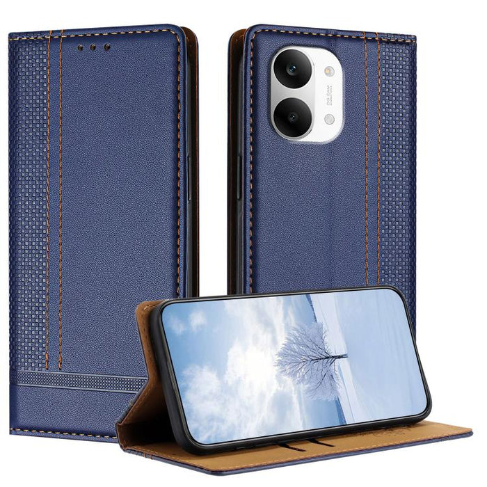 Funda para teléfono de cuero vegano resistente a los arañazos con diseño de costuras, For Xiaomi 17 Max 5G, For Xiaomi 17T Pro 5G, For Xiaomi 17T 5G, For Xiaomi Poco X8 Pro Max 5G, For Xiaomi Poco M8 Pro 5G, For Xiaomi Poco M8 5G, For Xiaomi 17 Ultra  ...