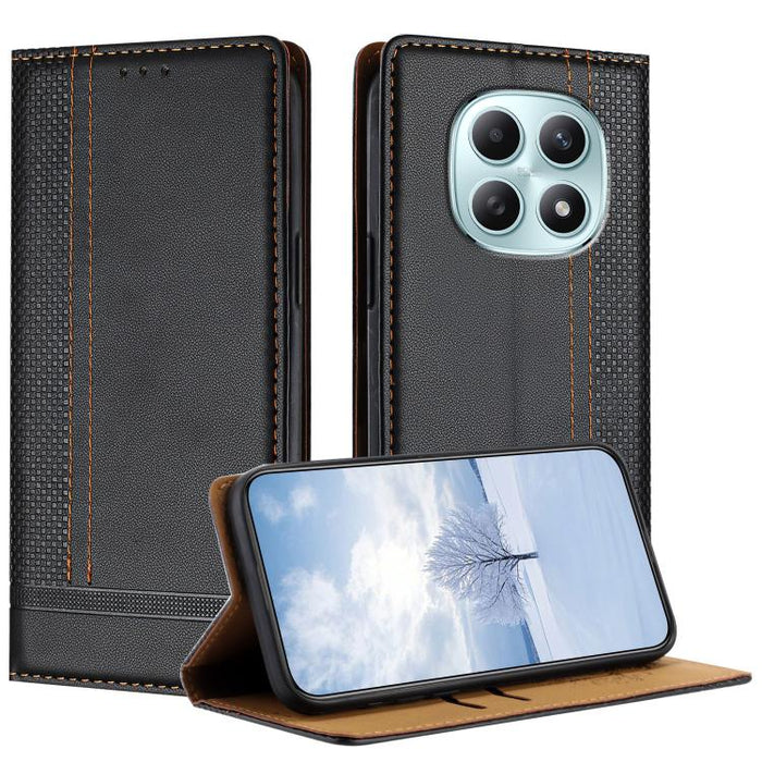 Funda para teléfono de cuero vegano resistente a los arañazos con diseño de costuras, For Xiaomi 17 Max 5G, For Xiaomi 17T Pro 5G, For Xiaomi 17T 5G, For Xiaomi Poco X8 Pro Max 5G, For Xiaomi Poco M8 Pro 5G, For Xiaomi Poco M8 5G, For Xiaomi 17 Ultra  ...