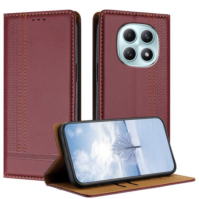 Funda para teléfono de cuero vegano resistente a los arañazos con diseño de costuras, For Xiaomi 17 Max 5G, For Xiaomi 17T Pro 5G, For Xiaomi 17T 5G, For Xiaomi Poco X8 Pro Max 5G, For Xiaomi Poco M8 Pro 5G, For Xiaomi Poco M8 5G, For Xiaomi 17 Ultra  ...