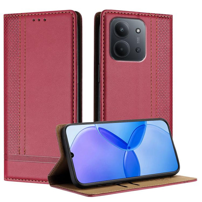 Funda para teléfono de cuero vegano resistente a los arañazos con diseño de costuras, For Xiaomi Poco C85 4G, For Xiaomi Poco M7 4G 171mm, For Xiaomi 15T Pro 5G, For Xiaomi 15T 5G, For Xiaomi Civi 5 Pro, For Xiaomi 15S Pro, For Xiaomi 15 Ultra         ...