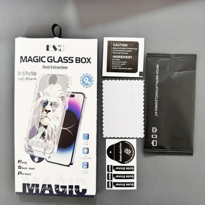 10 unidades de película de vidrio templado HD a prueba de polvo para cajas de fácil instalación, For iPhone 17e / 16e / 14 / 13 Pro, For iPhone 17 Pro Max, For iPhone 17 Pro, For iPhone 17 / 16 Pro, For iPhone Air, For iPhone 16 Pro Max                ...