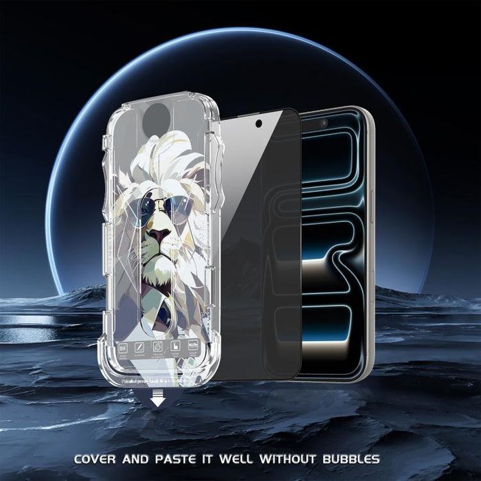10 láminas de vidrio templado de fácil instalación para cajas a prueba de polvo con lente., For iPhone 17e / 16e, For iPhone 17 Pro Max, For iPhone 17 Pro, For iPhone 17, For iPhone Air, For iPhone 16 Pro Max, For iPhone 16 Pro, For iPhone 16 Plus     ...