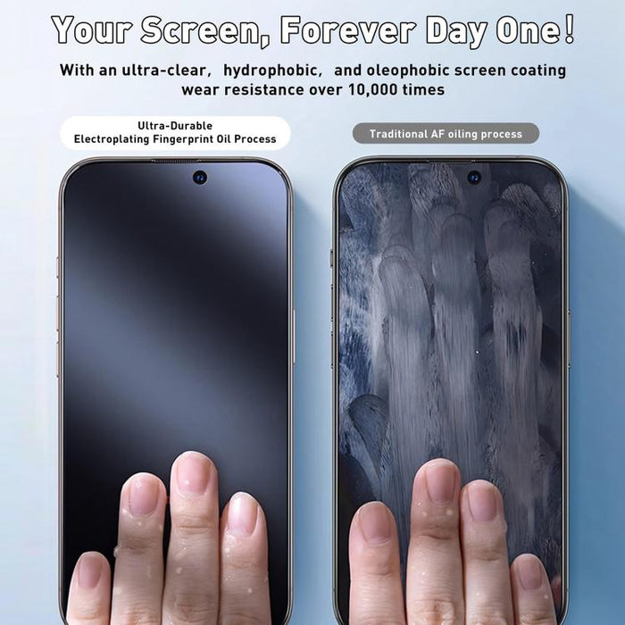 10 unidades de película de vidrio templado HD de borde a borde para caja a prueba de polvo USG de fácil instalación, For iPhone 17e / 16e / 14 / 13 Pro, For iPhone 17 Pro Max, For iPhone 17 Pro, For iPhone 17 / 16 Pro, For iPhone Air                   ...