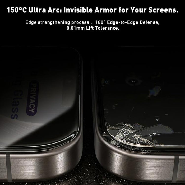10 unidades de película de vidrio templado USG de fácil instalación, a prueba de polvo, con cobertura total de borde a borde., For iPhone 17e / 16e / 14 / 13 Pro, For iPhone 17 Pro Max, For iPhone 17 Pro, For iPhone 17 / 16 Pro, For iPhone Air         ...