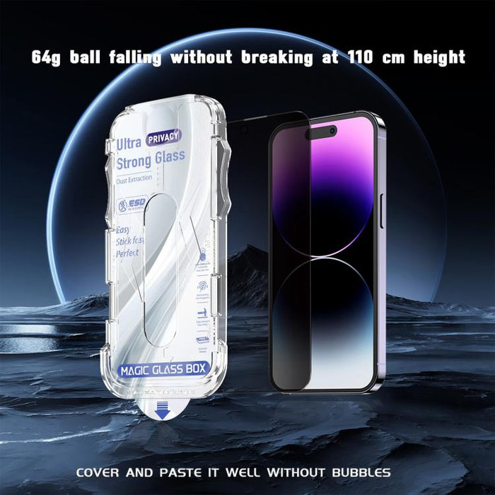 10 unidades de película de vidrio templado USG de fácil instalación, a prueba de polvo, con protección de borde a borde y película para lente., For iPhone 17e / 16e, For iPhone 17 Pro Max, For iPhone 17 Pro, For iPhone 17, For iPhone Air               ...
