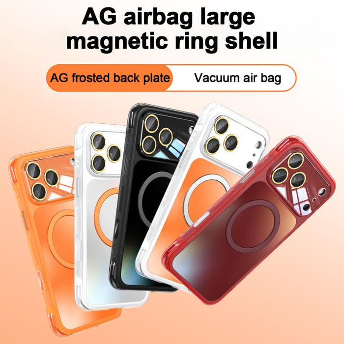 Funda magnética antichoque con airbag AG para teléfono, For iPhone 17 Pro Max, For iPhone 17 Pro, For iPhone 17, For iPhone 16 Pro Max, For iPhone 16 Pro, For iPhone 16