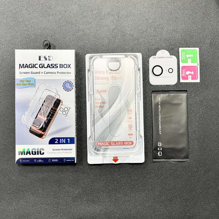 10 unidades de película protectora de vidrio templado esmerilado a prueba de polvo para cajas, de fácil instalación, con película para lentes., For iPhone 17e / 16e, For iPhone 17 Pro Max, For iPhone 17 Pro, For iPhone 17, For iPhone Air               ...