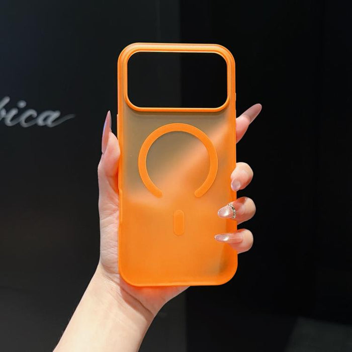 Funda magnética semitransparente mate flotante Cloud Edge para teléfono, For iPhone 17 Pro Max, For iPhone 17 Pro