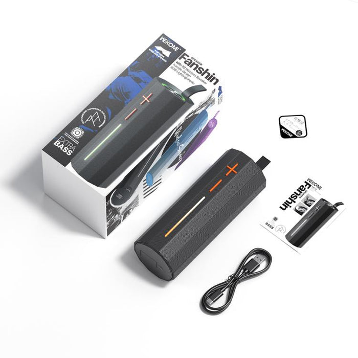 Altavoz Bluetooth inalámbrico portátil WK WD-12 con diseño de cielo estrellado