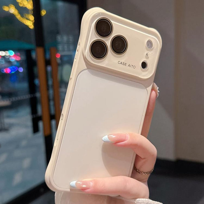 Funda para teléfono con ventana grande, airbag en las cuatro esquinas y diseño degradado, con protector de lente., For iPhone 17 Pro Max, For iPhone 17 Pro, For iPhone 17, For iPhone 16 Pro Max, For iPhone 16 Pro, For iPhone 16, For iPhone 15 Pro Max  ...
