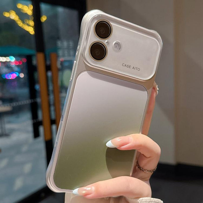 Funda para teléfono con ventana grande, airbag en las cuatro esquinas y diseño degradado, con protector de lente., For iPhone 17 Pro Max, For iPhone 17 Pro, For iPhone 17, For iPhone 16 Pro Max, For iPhone 16 Pro, For iPhone 16, For iPhone 15 Pro Max  ...