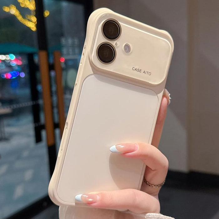 Funda para teléfono con ventana grande, airbag en las cuatro esquinas y diseño degradado, con protector de lente., For iPhone 17 Pro Max, For iPhone 17 Pro, For iPhone 17, For iPhone 16 Pro Max, For iPhone 16 Pro, For iPhone 16, For iPhone 15 Pro Max  ...