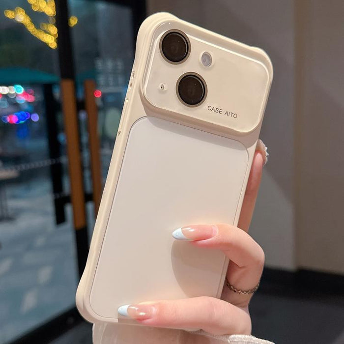 Funda para teléfono con ventana grande, airbag en las cuatro esquinas y diseño degradado, con protector de lente., For iPhone 17 Pro Max, For iPhone 17 Pro, For iPhone 17, For iPhone 16 Pro Max, For iPhone 16 Pro, For iPhone 16, For iPhone 15 Pro Max  ...