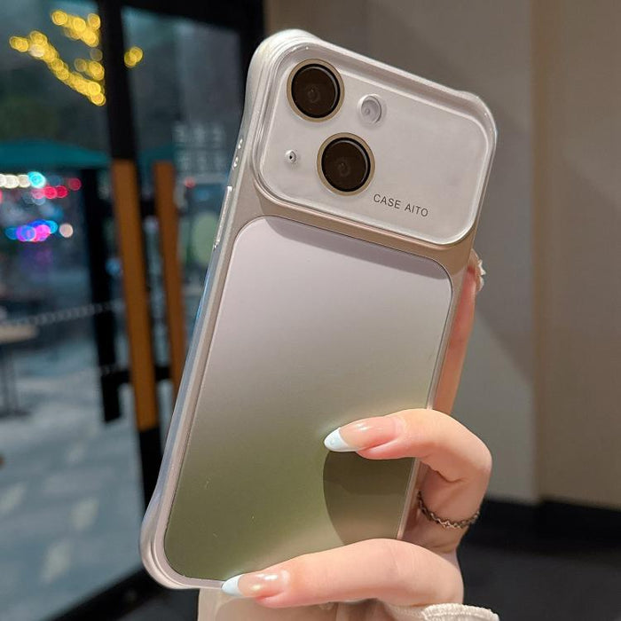 Funda para teléfono con ventana grande, airbag en las cuatro esquinas y diseño degradado, con protector de lente., For iPhone 17 Pro Max, For iPhone 17 Pro, For iPhone 17, For iPhone 16 Pro Max, For iPhone 16 Pro, For iPhone 16, For iPhone 15 Pro Max  ...