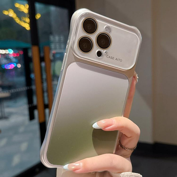Funda para teléfono con ventana grande, airbag en las cuatro esquinas y diseño degradado, con protector de lente., For iPhone 17 Pro Max, For iPhone 17 Pro, For iPhone 17, For iPhone 16 Pro Max, For iPhone 16 Pro, For iPhone 16, For iPhone 15 Pro Max  ...