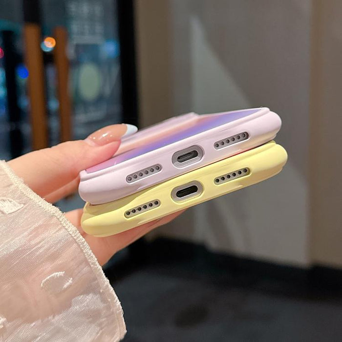 Funda para teléfono con ventana grande, airbag en las cuatro esquinas y diseño degradado, con protector de lente., For iPhone 17 Pro Max, For iPhone 17 Pro, For iPhone 17, For iPhone 16 Pro Max, For iPhone 16 Pro, For iPhone 16, For iPhone 15 Pro Max  ...