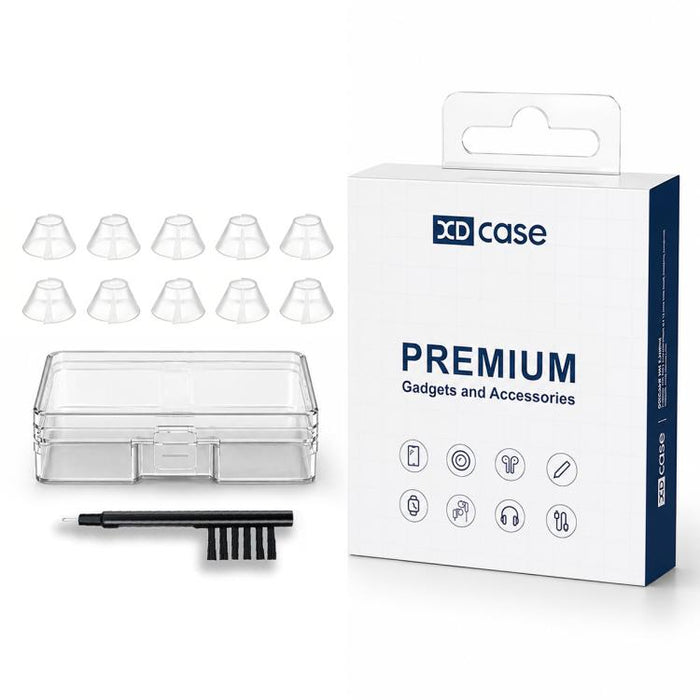 Kit de 10 cúpulas semiabiertas para audífonos RIC con diseño de tulipán universal XDcase