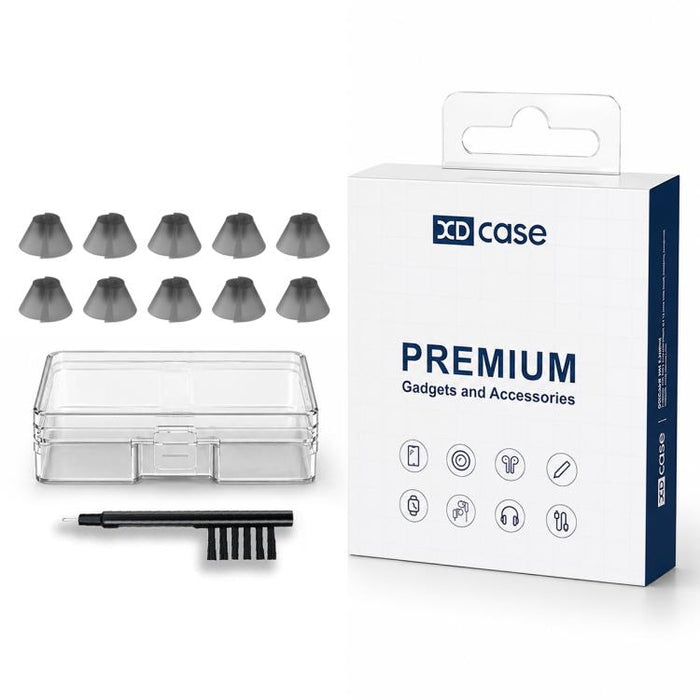 Kit de 10 cúpulas semiabiertas para audífonos RIC con diseño de tulipán universal XDcase
