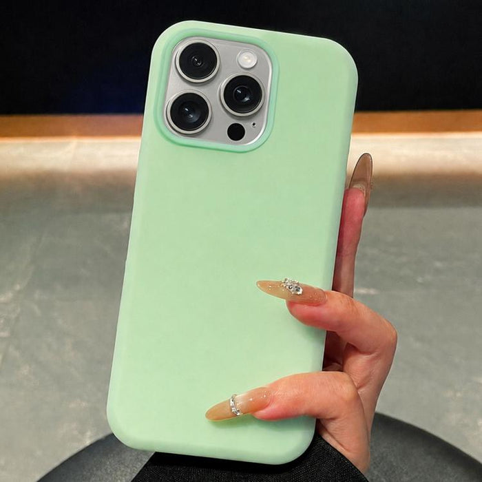 Funda de silicona líquida con textura de piel de helado para teléfono, For iPhone 14, For iPhone 14 Pro, For iPhone 14 Pro Max, For iPhone 13 Pro Max, For iPhone 13