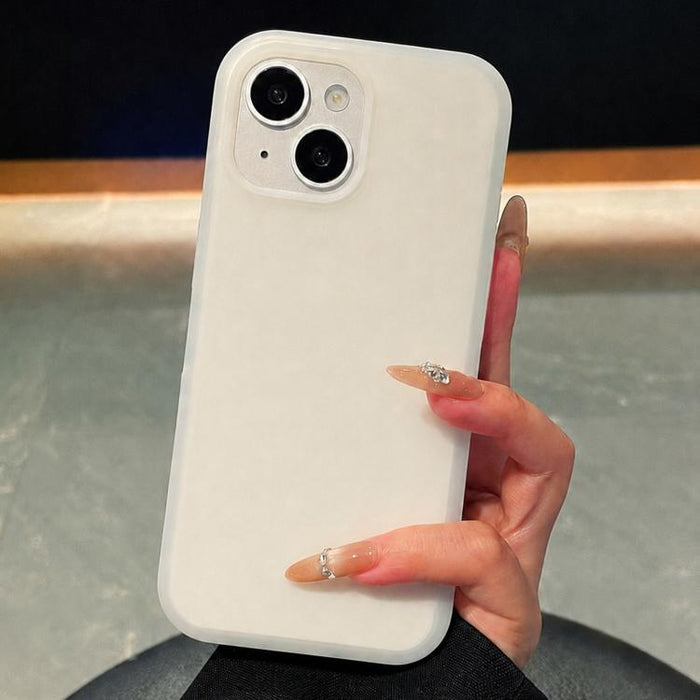 Funda de silicona líquida con textura de piel de helado para teléfono, For iPhone 14, For iPhone 14 Pro, For iPhone 14 Pro Max, For iPhone 13 Pro Max, For iPhone 13