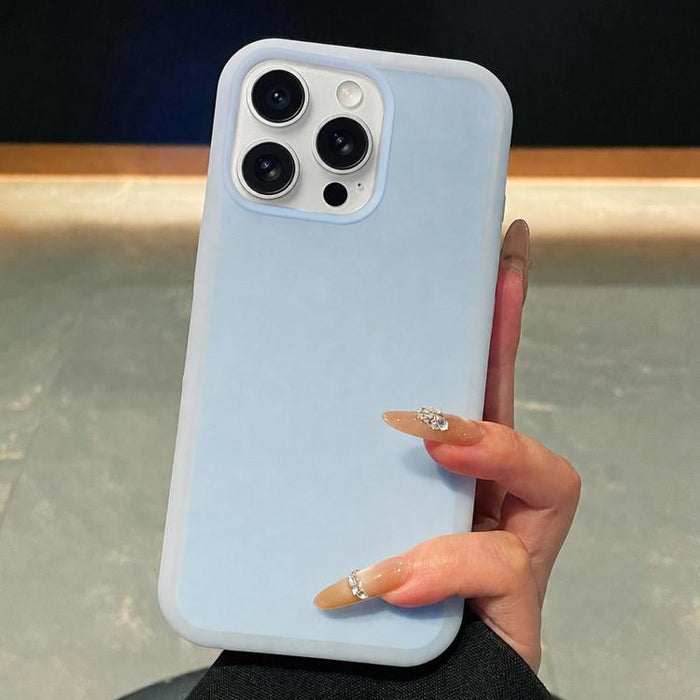 Funda de silicona líquida con textura de piel de helado para teléfono, For iPhone 14, For iPhone 14 Pro, For iPhone 14 Pro Max, For iPhone 13 Pro Max, For iPhone 13