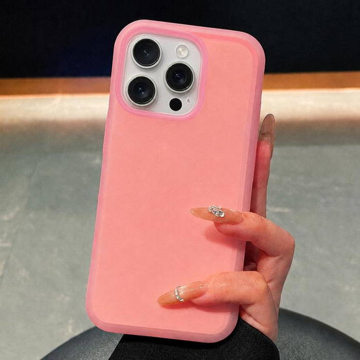 Funda de silicona líquida con textura de piel de helado para teléfono, For iPhone 14, For iPhone 14 Pro, For iPhone 14 Pro Max, For iPhone 13 Pro Max, For iPhone 13