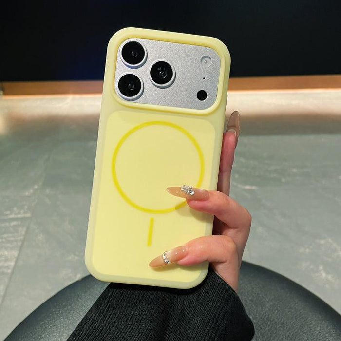 Funda magnética para teléfono de silicona líquida con textura de helado y círculos finos, For iPhone 17 Pro Max, For iPhone 17 Pro, For iPhone 17, For iPhone 16 Pro Max, For iPhone 16 Pro, For iPhone 16, For iPhone 15 Pro Max, For iPhone 15 Pro        ...