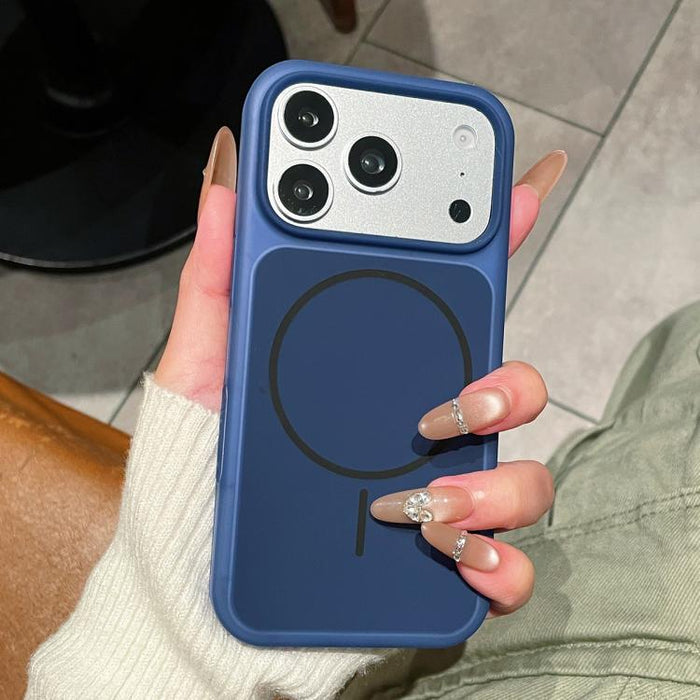 Funda magnética para teléfono de silicona líquida con textura de helado y círculos finos, For iPhone 17 Pro Max, For iPhone 17 Pro, For iPhone 17, For iPhone 16 Pro Max, For iPhone 16 Pro, For iPhone 16, For iPhone 15 Pro Max, For iPhone 15 Pro        ...