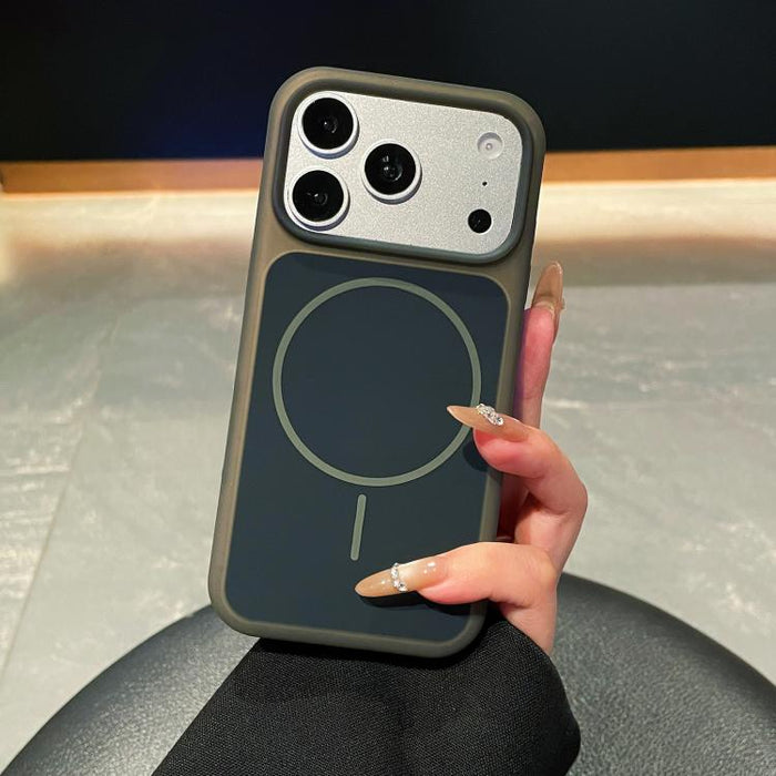 Funda magnética para teléfono de silicona líquida con textura de helado y círculos finos, For iPhone 17 Pro Max, For iPhone 17 Pro, For iPhone 17, For iPhone 16 Pro Max, For iPhone 16 Pro, For iPhone 16, For iPhone 15 Pro Max, For iPhone 15 Pro        ...