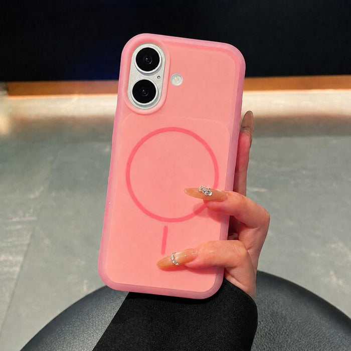 Funda magnética para teléfono de silicona líquida con textura de helado y círculos finos, For iPhone 17 Pro Max, For iPhone 17 Pro, For iPhone 17, For iPhone 16 Pro Max, For iPhone 16 Pro, For iPhone 16, For iPhone 15 Pro Max, For iPhone 15 Pro        ...