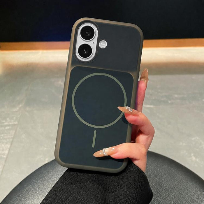 Funda magnética para teléfono de silicona líquida con textura de helado y círculos finos, For iPhone 17 Pro Max, For iPhone 17 Pro, For iPhone 17, For iPhone 16 Pro Max, For iPhone 16 Pro, For iPhone 16, For iPhone 15 Pro Max, For iPhone 15 Pro        ...