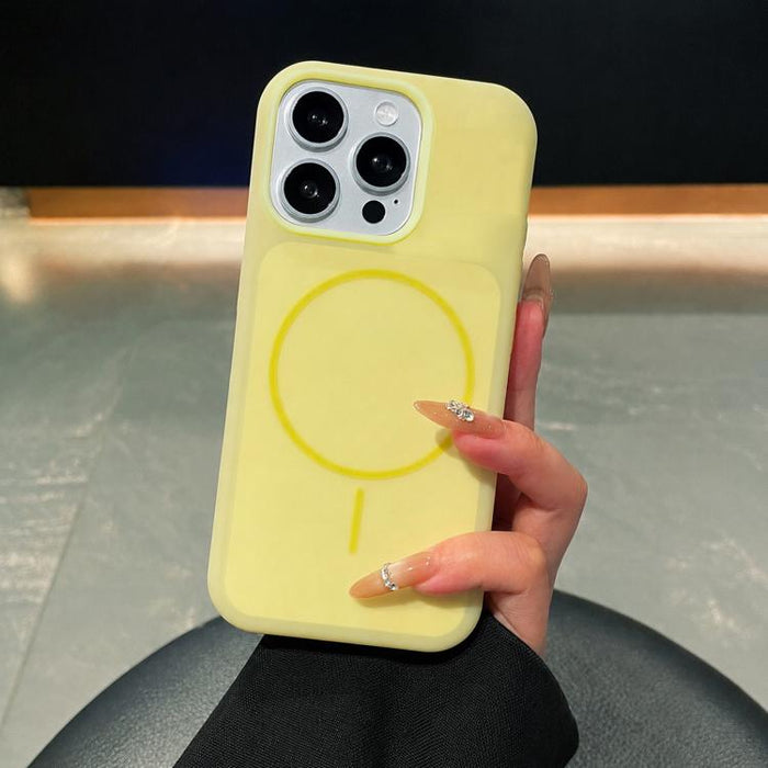 Funda magnética para teléfono de silicona líquida con textura de helado y círculos finos, For iPhone 17 Pro Max, For iPhone 17 Pro, For iPhone 17, For iPhone 16 Pro Max, For iPhone 16 Pro, For iPhone 16, For iPhone 15 Pro Max, For iPhone 15 Pro        ...