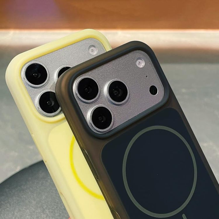 Funda magnética para teléfono de silicona líquida con textura de helado y círculos finos, For iPhone 14 Pro, For iPhone 14 Pro Max, For iPhone 13 Pro Max, For iPhone 13