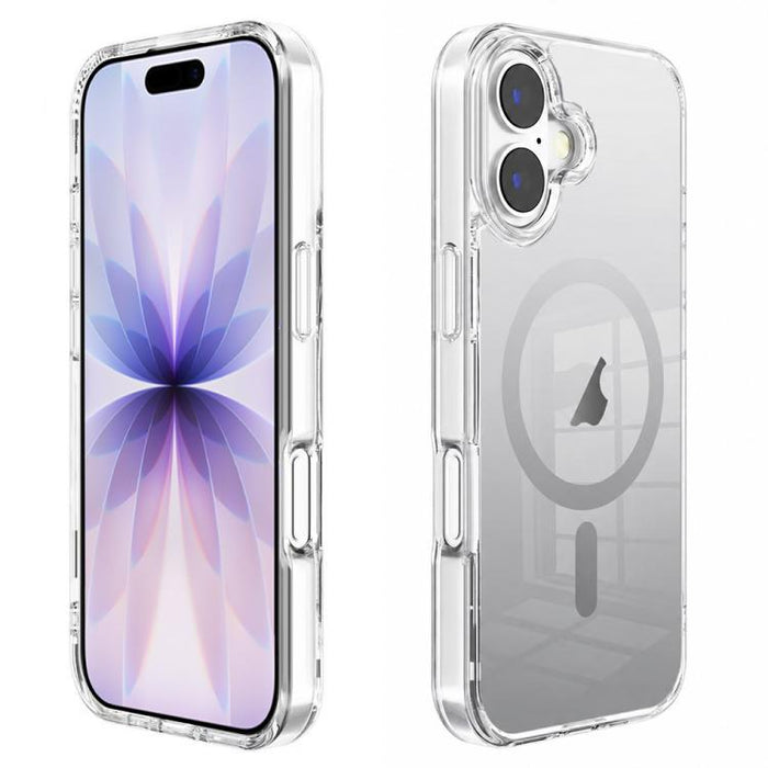 Funda para teléfono MagSafe de PC transparente con degradado, For iPhone 17 Pro Max, For iPhone 17 Pro, For iPhone 17, For iPhone Air, For iPhone 12, For iPhone 12 Pro Max, For iPhone 12 Pro, For iPhone 11