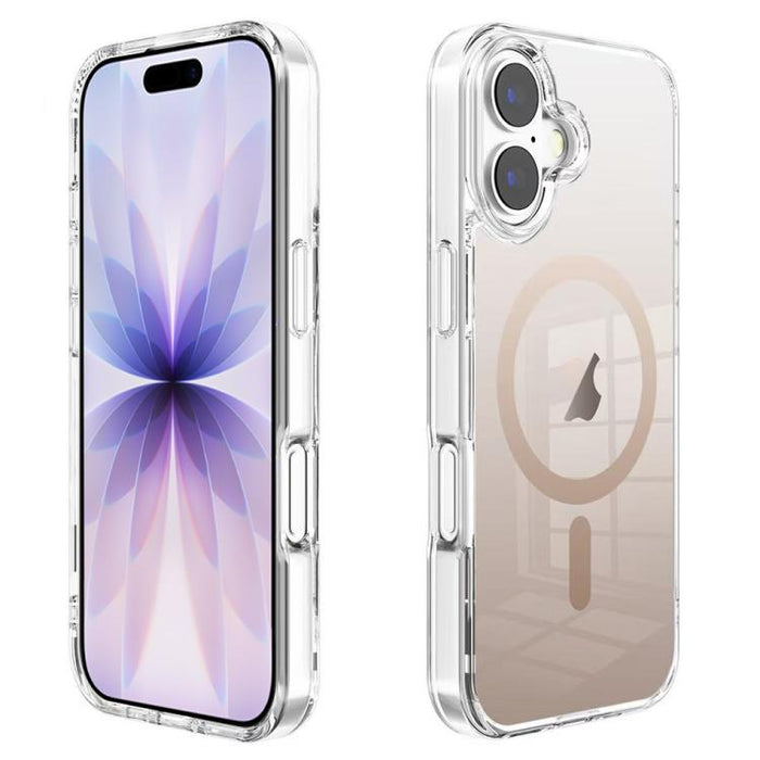 Funda para teléfono MagSafe de PC transparente con degradado, For iPhone 17 Pro Max, For iPhone 17 Pro, For iPhone 17, For iPhone Air, For iPhone 12, For iPhone 12 Pro Max, For iPhone 12 Pro, For iPhone 11