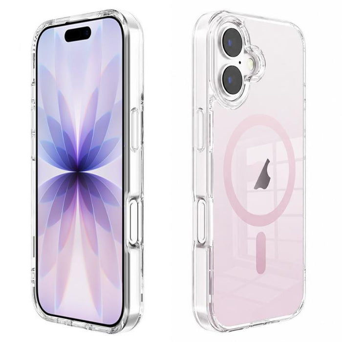 Funda para teléfono MagSafe de PC transparente con degradado, For iPhone 17 Pro Max, For iPhone 17 Pro, For iPhone 17, For iPhone Air, For iPhone 12, For iPhone 12 Pro Max, For iPhone 12 Pro, For iPhone 11