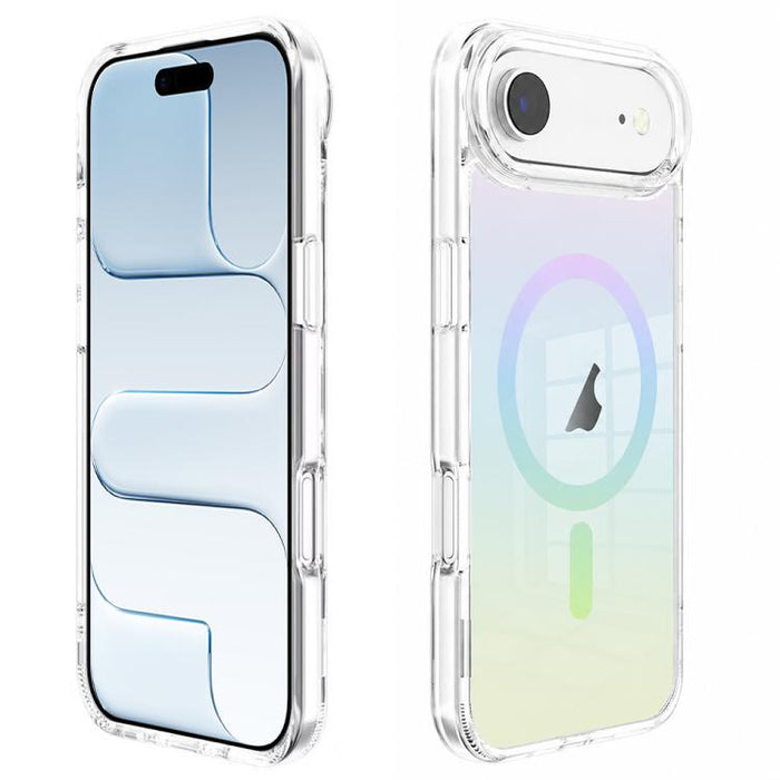 Funda para teléfono MagSafe de PC transparente con degradado, For iPhone 17 Pro Max, For iPhone 17 Pro, For iPhone 17, For iPhone Air, For iPhone 12, For iPhone 12 Pro Max, For iPhone 12 Pro, For iPhone 11