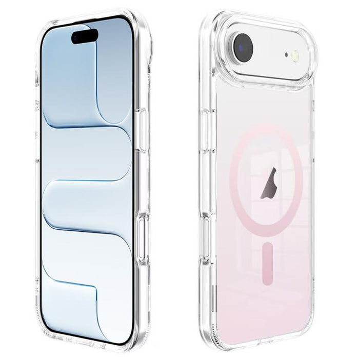 Funda para teléfono MagSafe de PC transparente con degradado, For iPhone 17 Pro Max, For iPhone 17 Pro, For iPhone 17, For iPhone Air, For iPhone 12, For iPhone 12 Pro Max, For iPhone 12 Pro, For iPhone 11